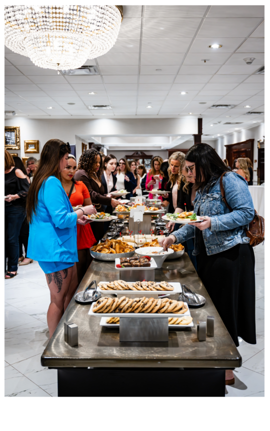 catered event in the grande foyer of The Kensington Hotel