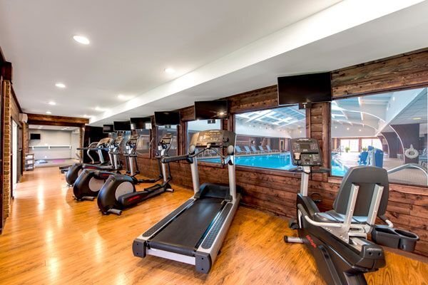 Recently renovated full-service fitness center.